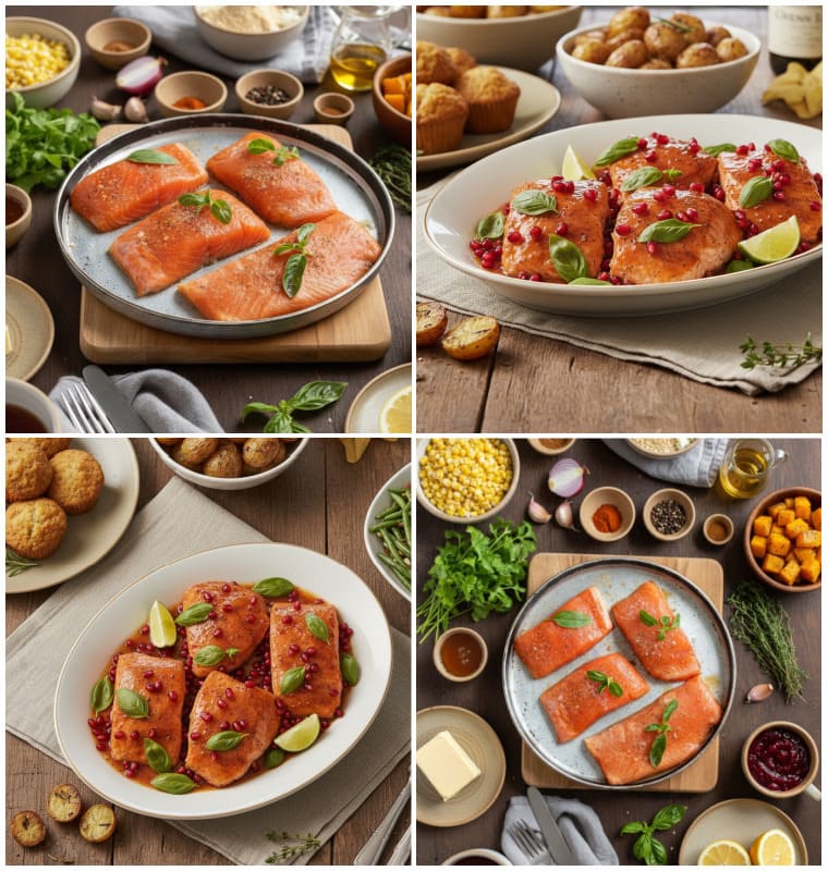 South African-Style Thanksgiving Rainbow Trout with Mielie & Butternut Stuffing